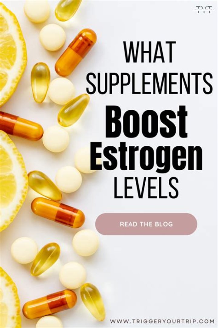What supplements reduce estrogen levels?