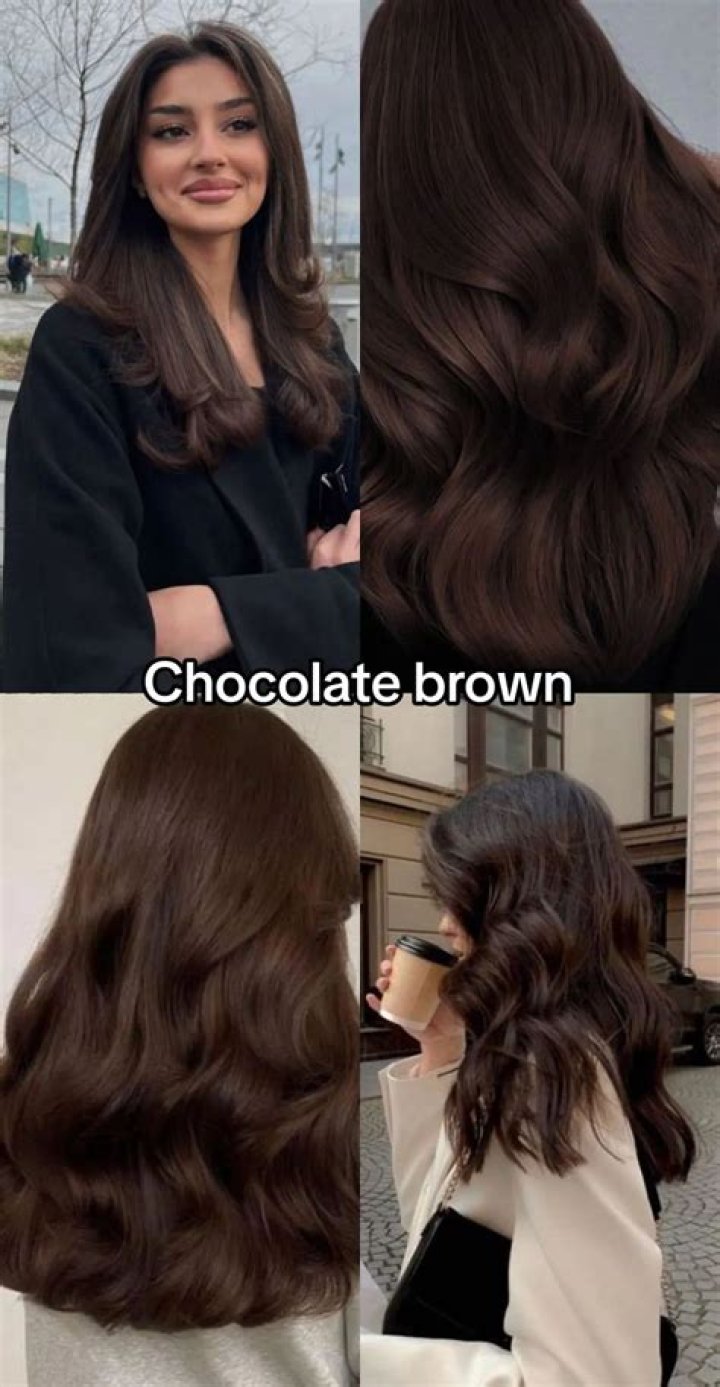 What tones are in chocolate brown hair?