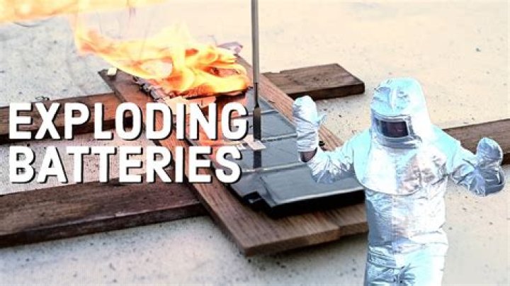 What type of battery does not explode?