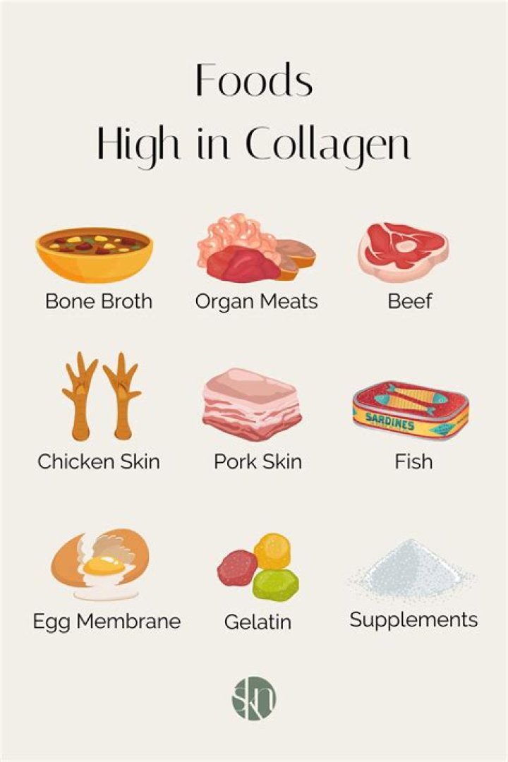 What vegetable is high in collagen?