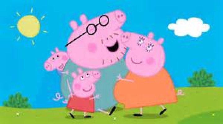 What's behind Peppa Pig?