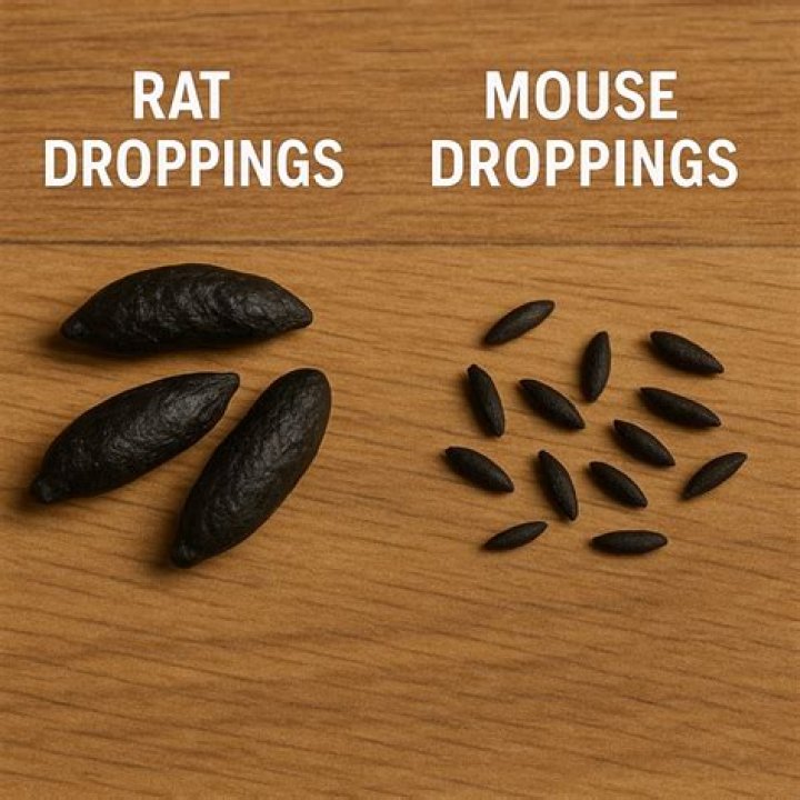 What's the difference between rat and mice poop?