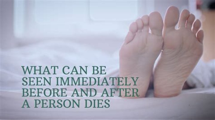 When a person dies what happens?