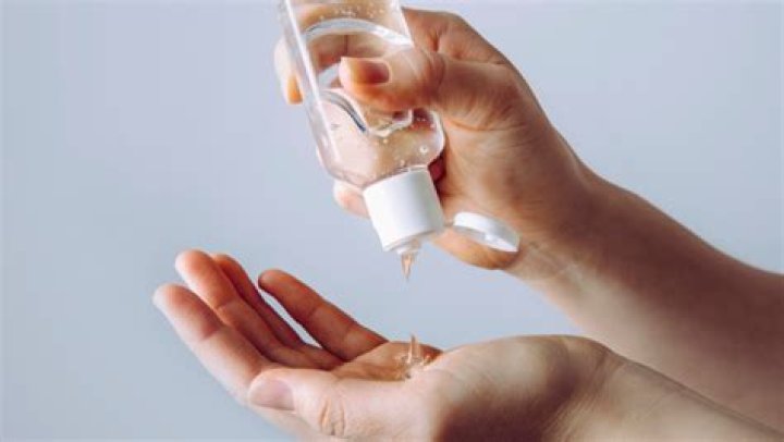 When should hand sanitizer be prepared for food?