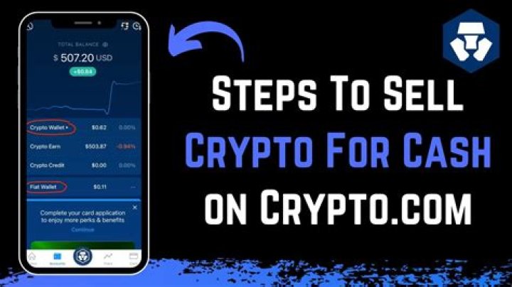 Where can I sell crypto for cash?
