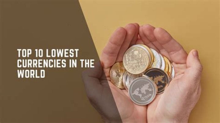 Which currency is lowest in world?