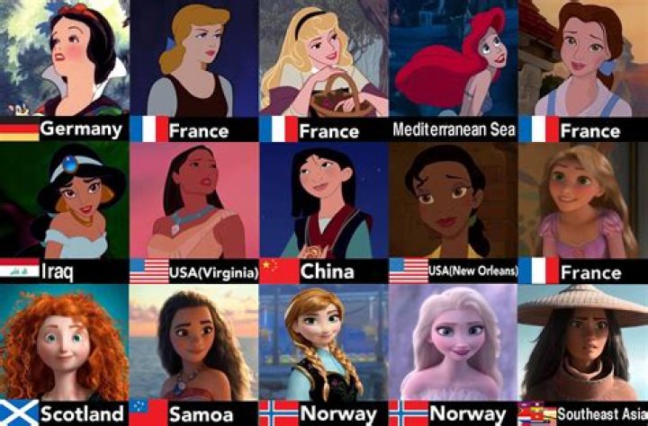 Which Disney princesses have dimples?