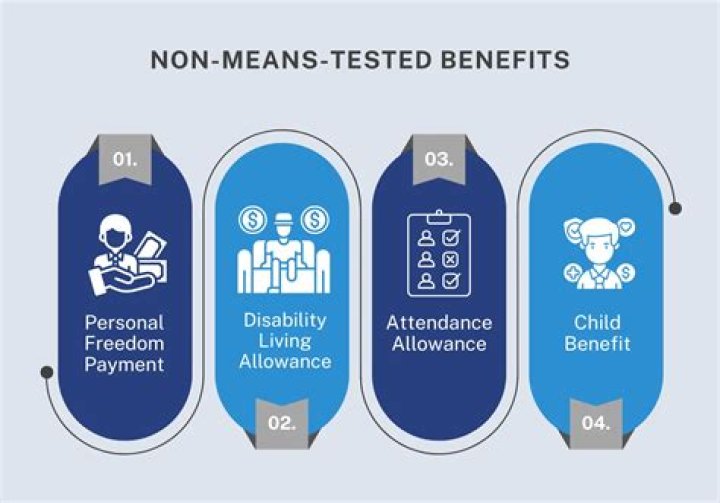 Which government benefits are not means-tested?
