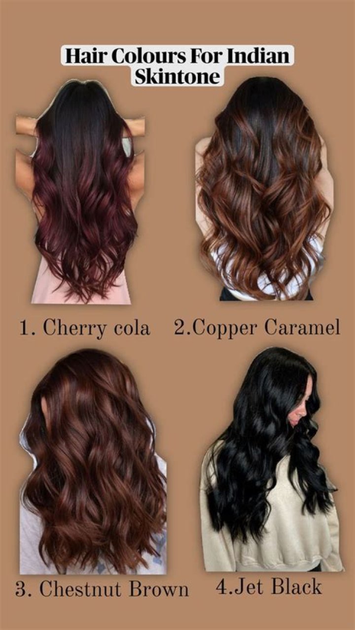 Which hair color is best for Indian skin?