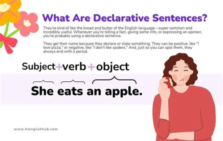 Which is a declarative sentence?