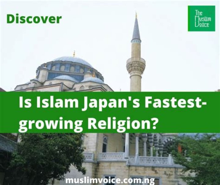 Which is the fastest-growing religion in Japan?