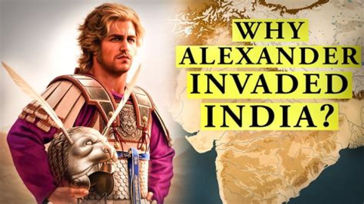 Which King defeated Alexander in India?