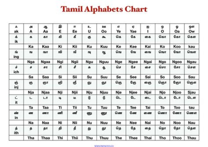 Which language is mother of Tamil?