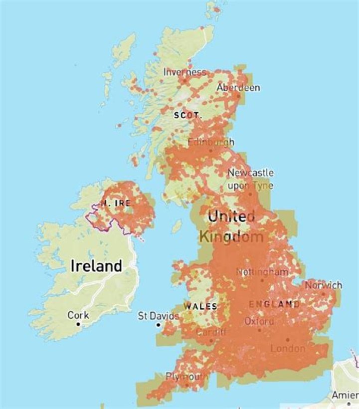 Which network has best coverage in UK?
