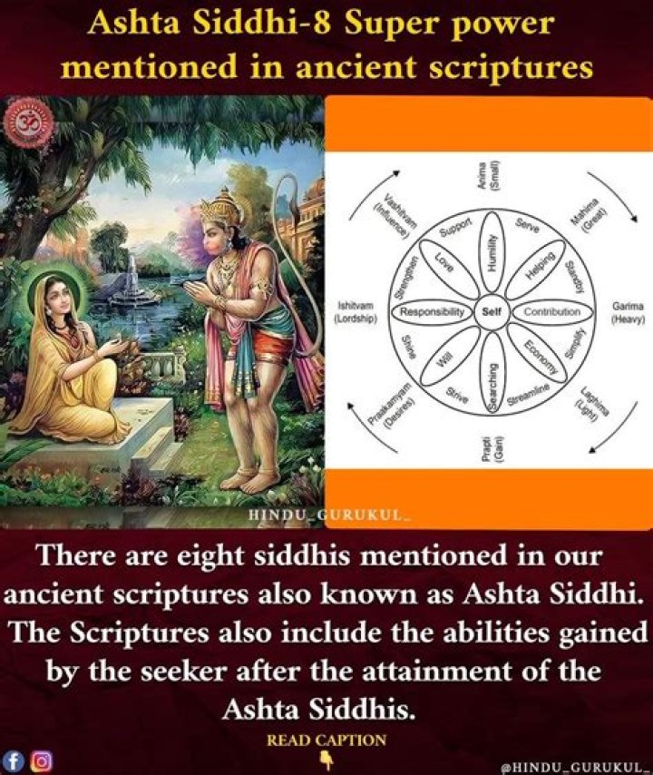 Who has Ashta Siddhi?