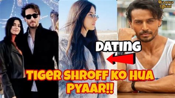 Who is the GF of Tiger Shroff?