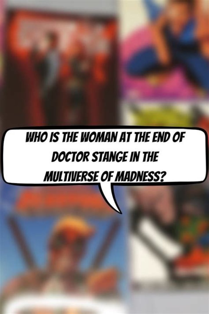Who is the woman at the end of Doctor Strange?