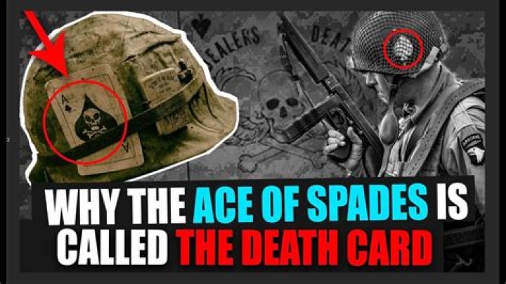Why Ace of Spades is Death Card?