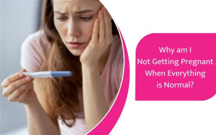 Why am I not getting pregnant if everything is normal?