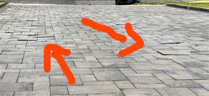 Why are my pavers wet?