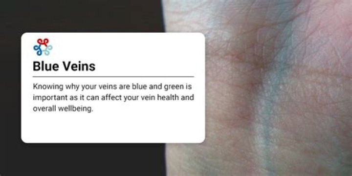 Why are my veins blue?