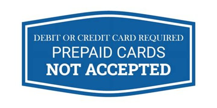 Why are prepaid cards not accepted?