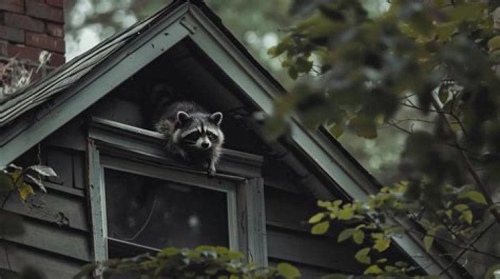 Why are raccoons hanging around my house?