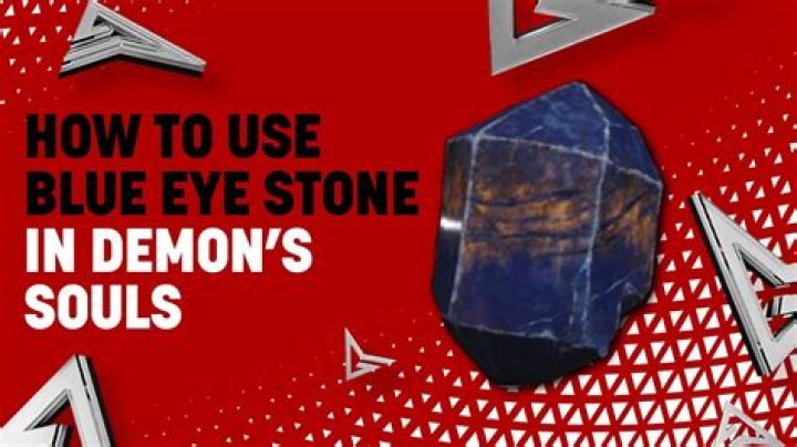 Why can't I use my blue eye stone demon's souls?