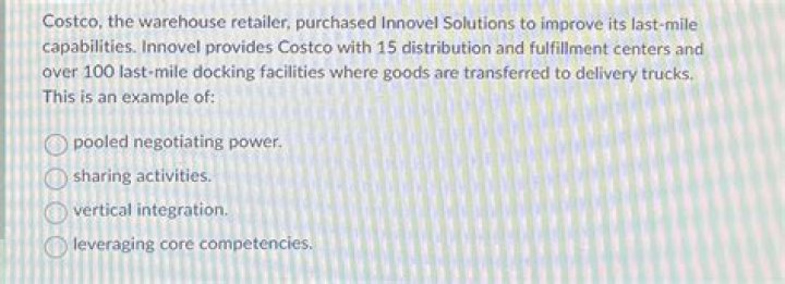 Why did Costco acquire Innovel Solutions?