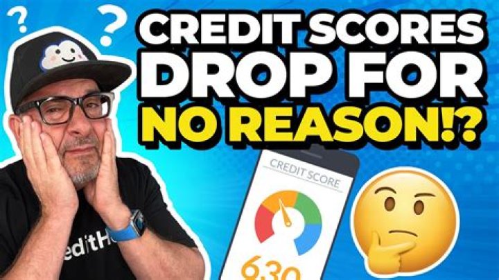 Why did my credit score drop 90 points?