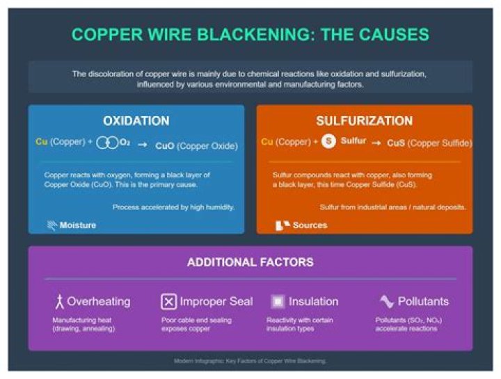 Why do copper pipes turn black?