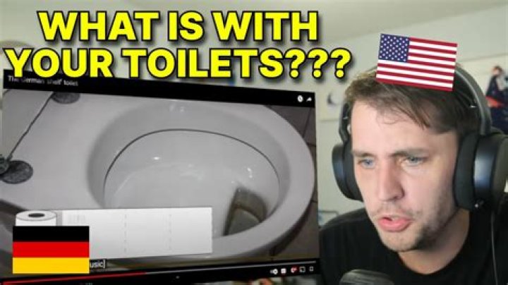 Why do German toilets have a ledge?