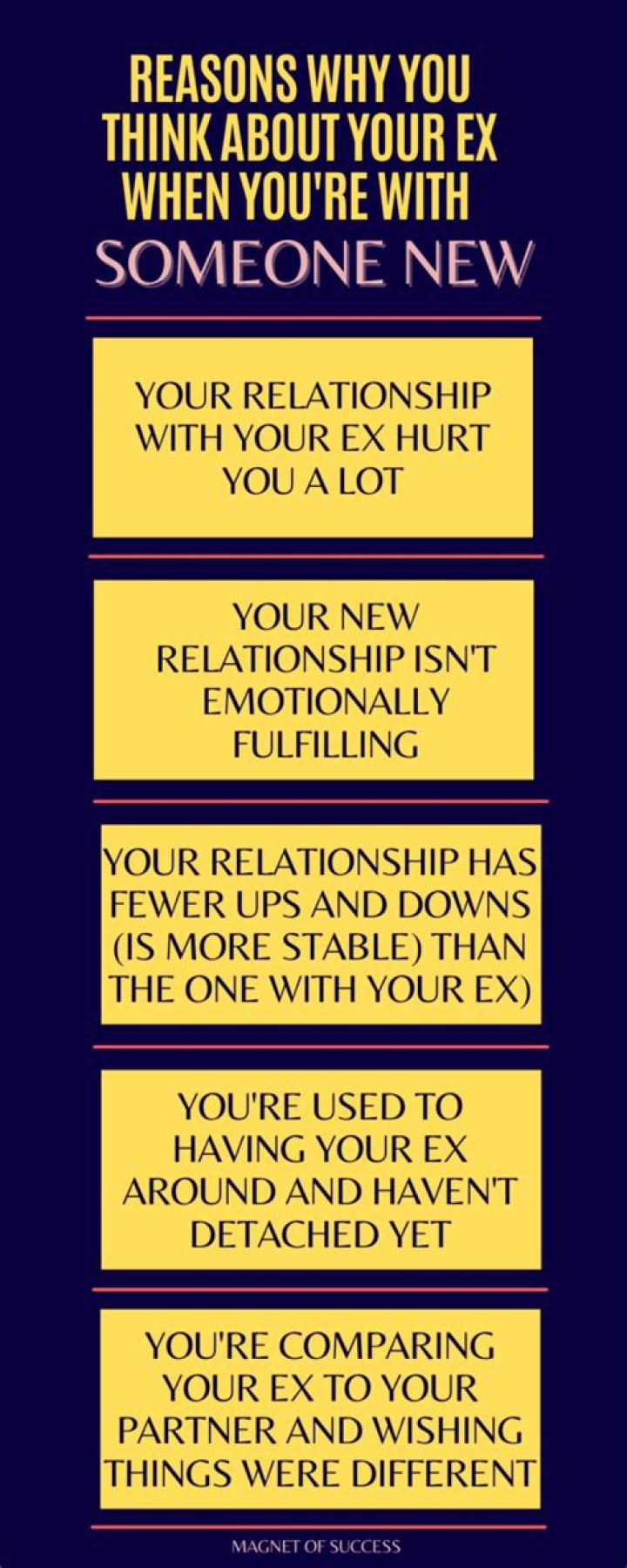 Why do I still think about my ex when I have someone new?