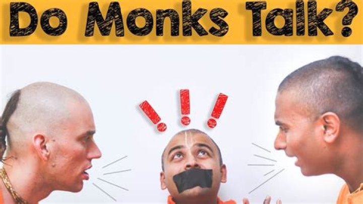 Why do monks not talk?