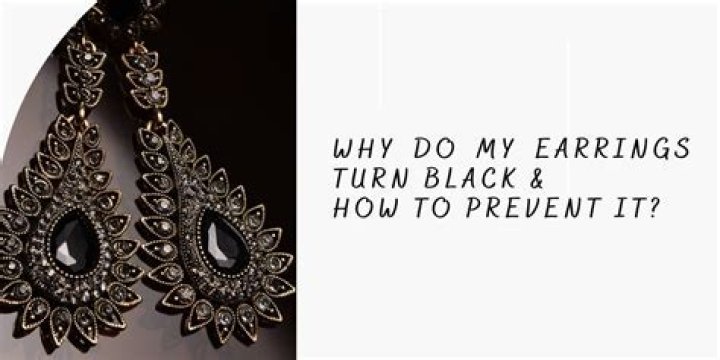 Why do my earrings turn black in my ear?