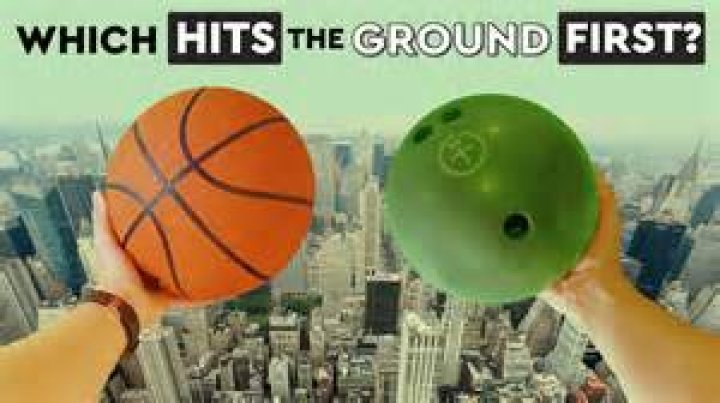 Why do two balls hit the ground at the same time?
