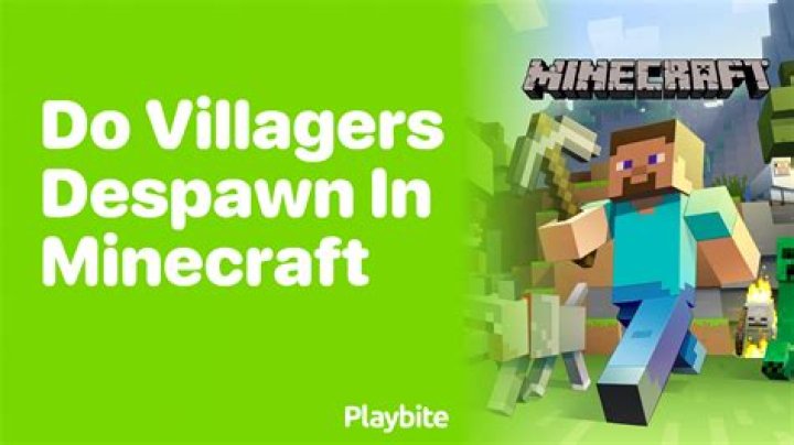 Why do villagers Despawn?