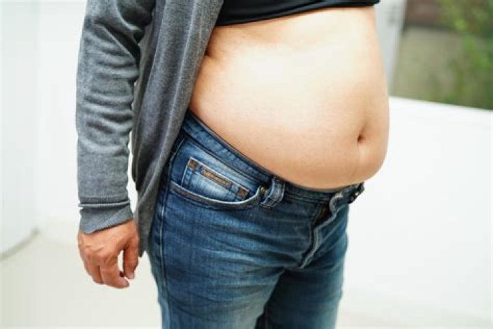 Why do women's stomachs get bigger as they age?