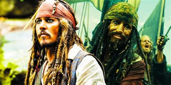 Why does Jack Sparrow have a red mark on his chin?