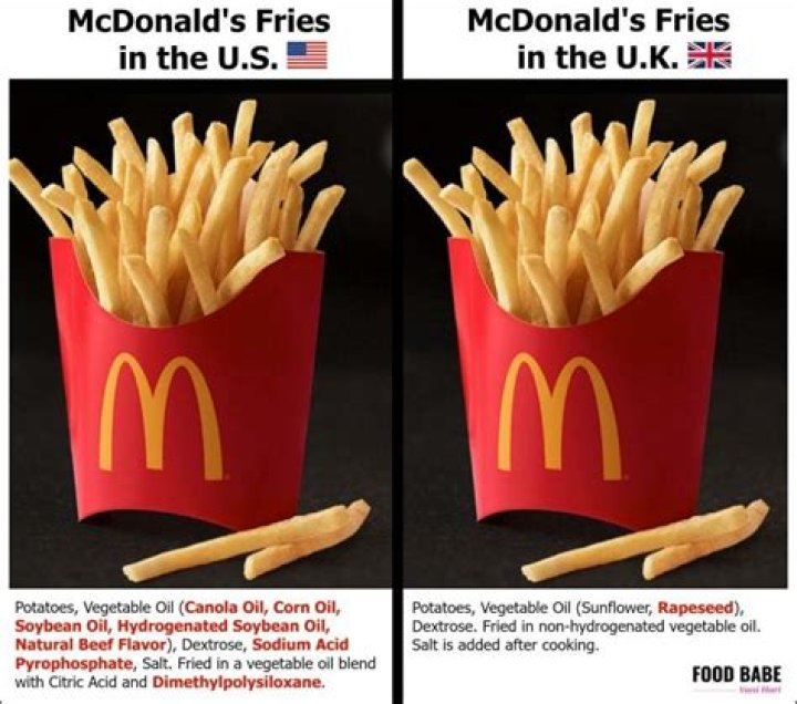 Why does McDonald's fries taste different?