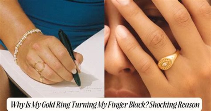 Why does my 14 karat gold ring turn my finger black?