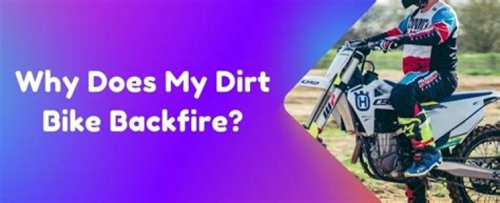 Why does my dirt bike sputter?