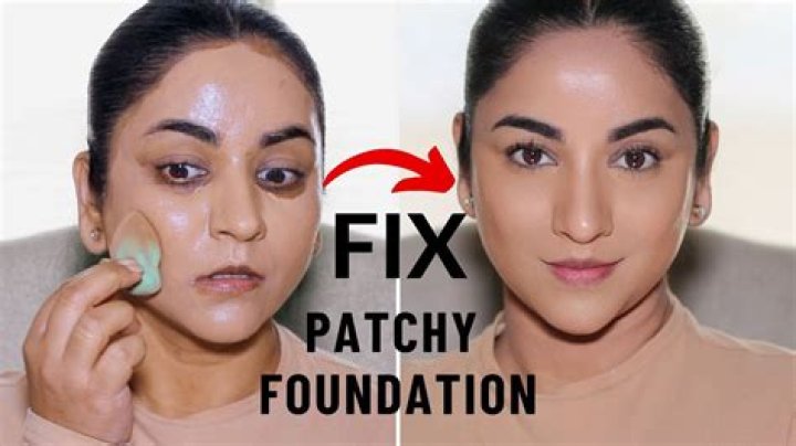 Why does my foundation come off when I touch my face?