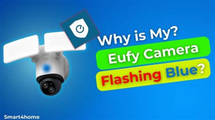 Why does my owlet camera keep flashing blue?