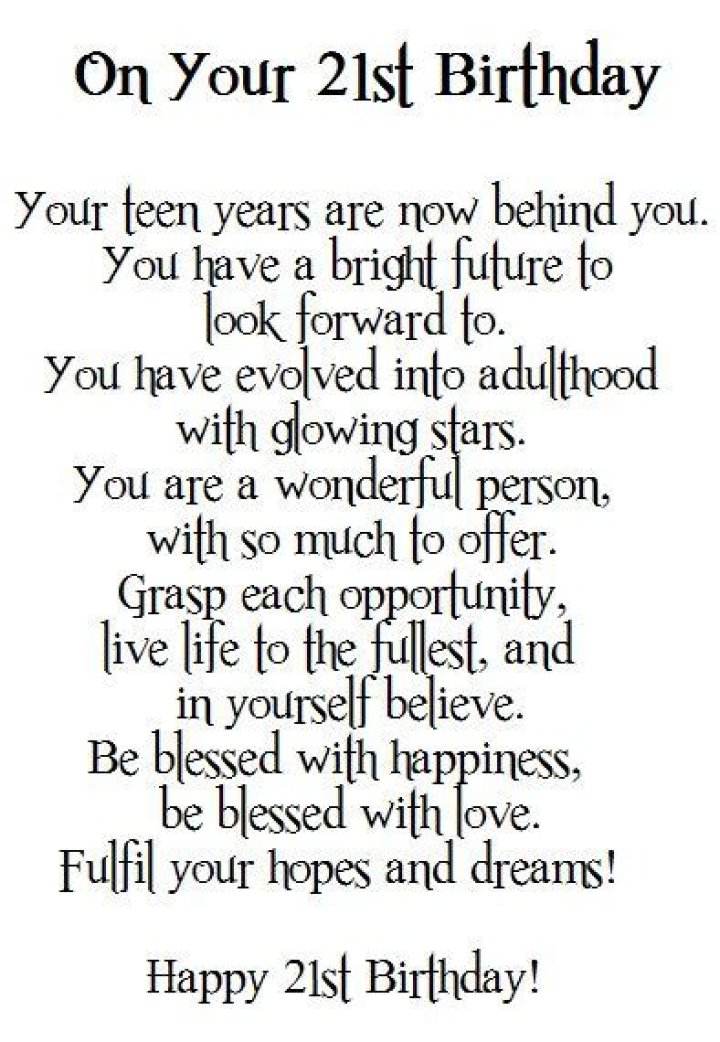 Why is 21 a big birthday?