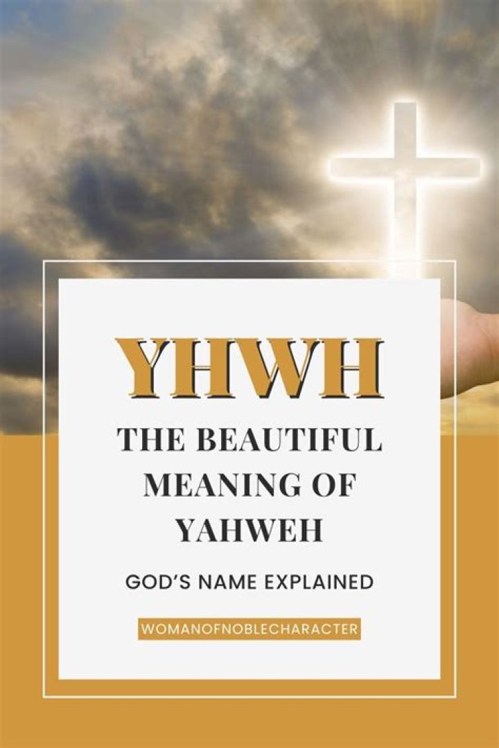 Why is God name Yahweh?