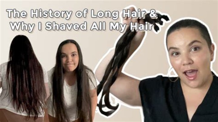 Why is long hair feminine?