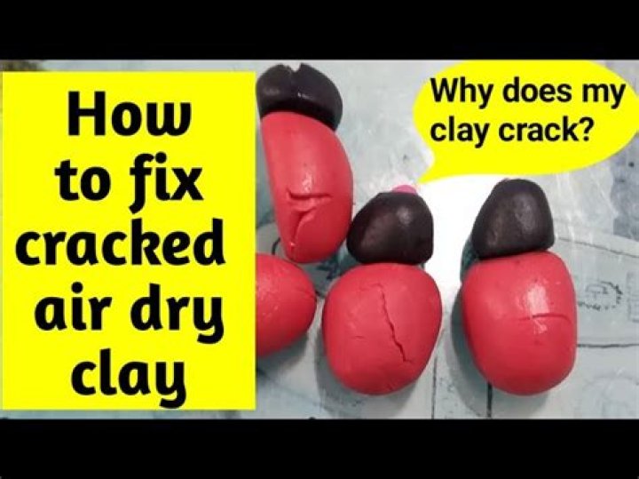 Why is my air dry clay cracking?