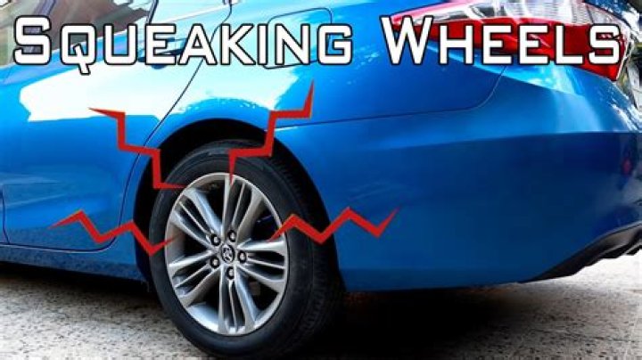 Why is my car squeaking when I drive slow?
