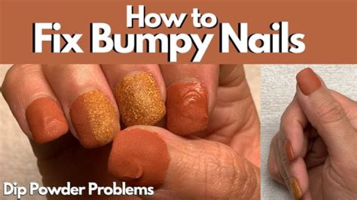 Why is my dip top coat bumpy?